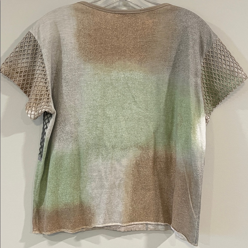 Vintage Y2K/90s - Mariea Kim, M, patchwork tshirt - Picture 2 of 6